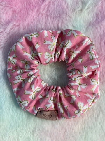 Pink Bowie Tie Bandna