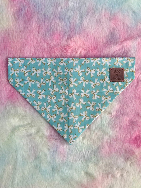Blue Bowie Tie Bandana