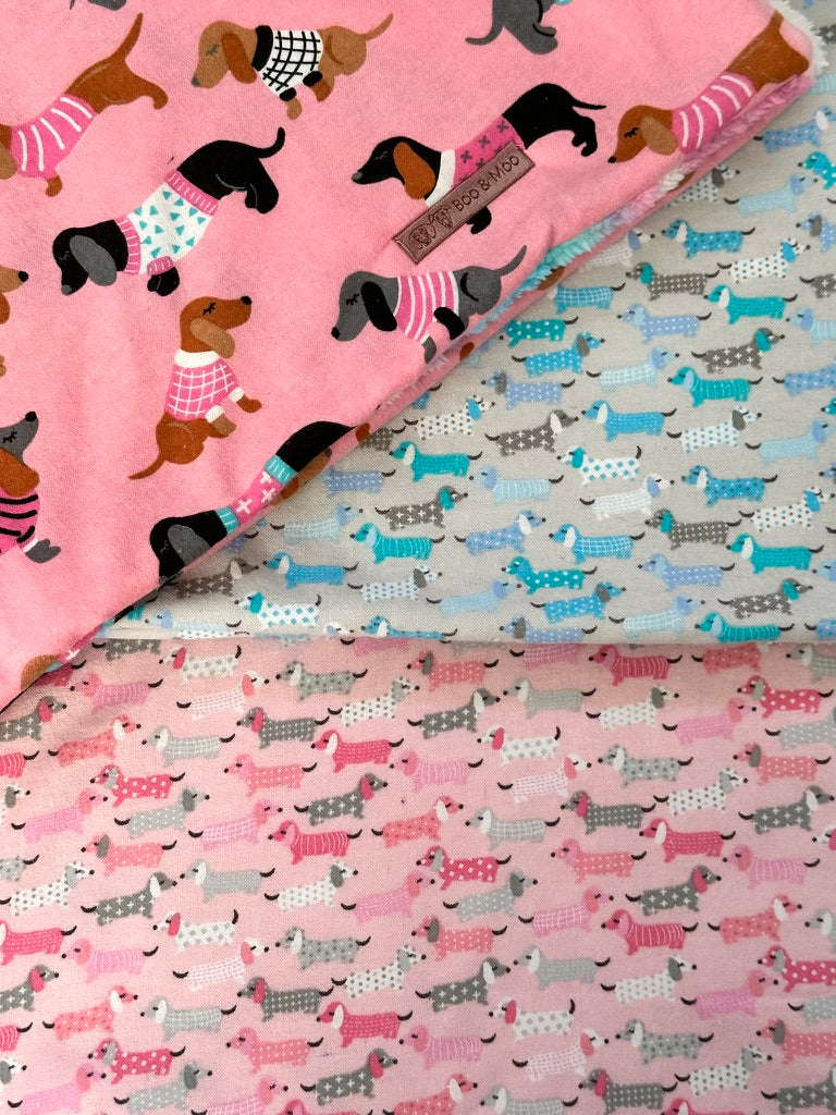 Blue Dachie Blanket
