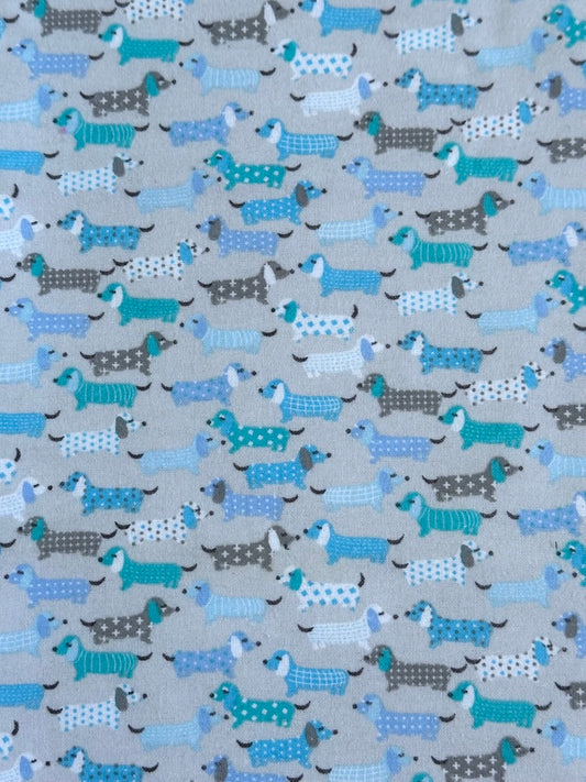 Blue Dachie Blanket